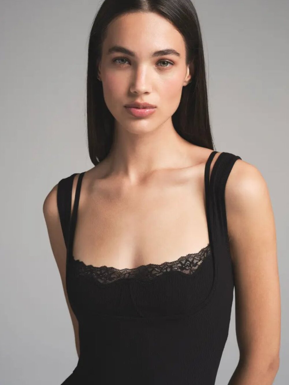 NWT SKIMS Soft Lounge Lace Tank Dress - Picture 2 of 8
